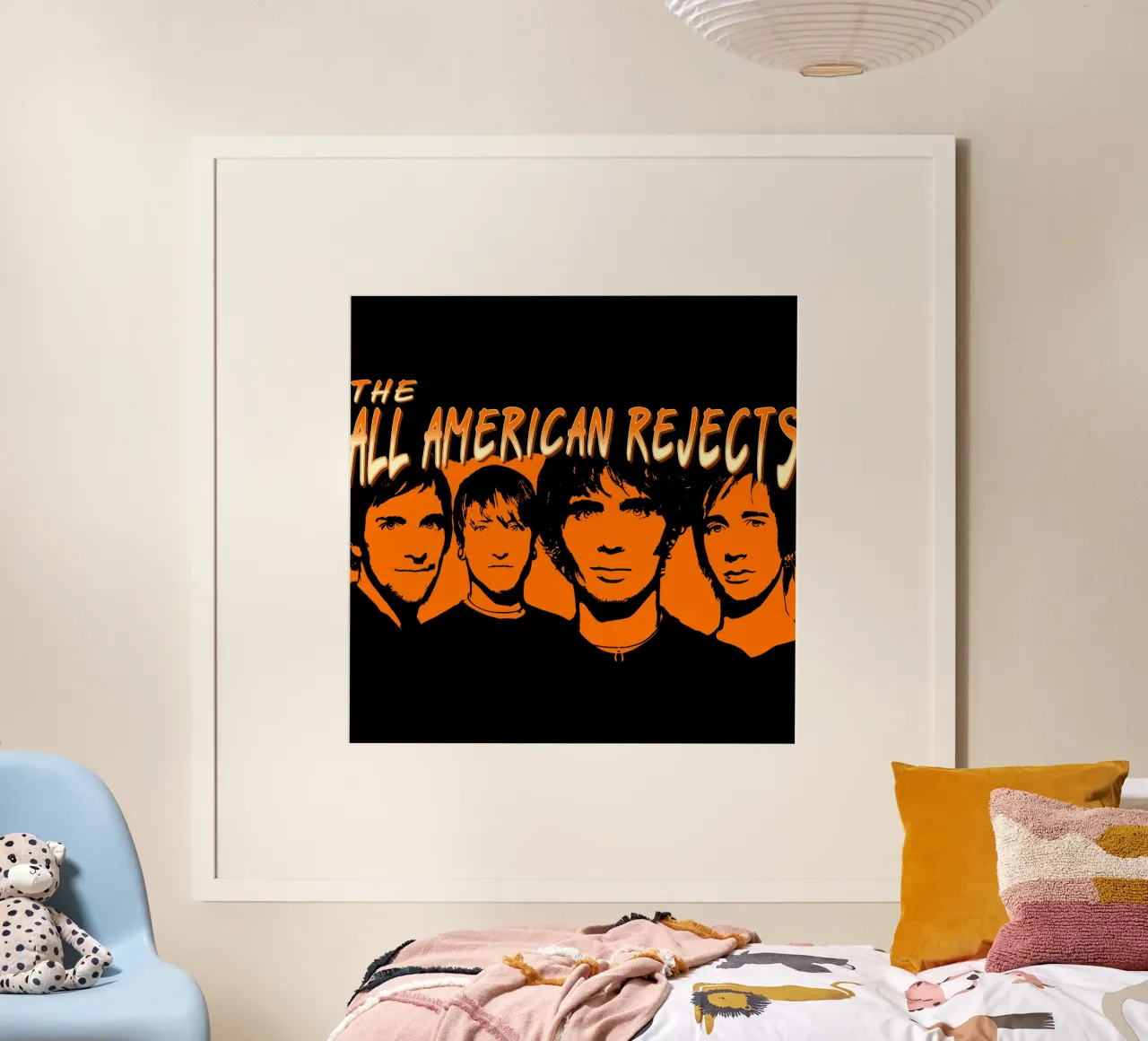 Silhouette Face The All American Rejects poster de itzmyui
