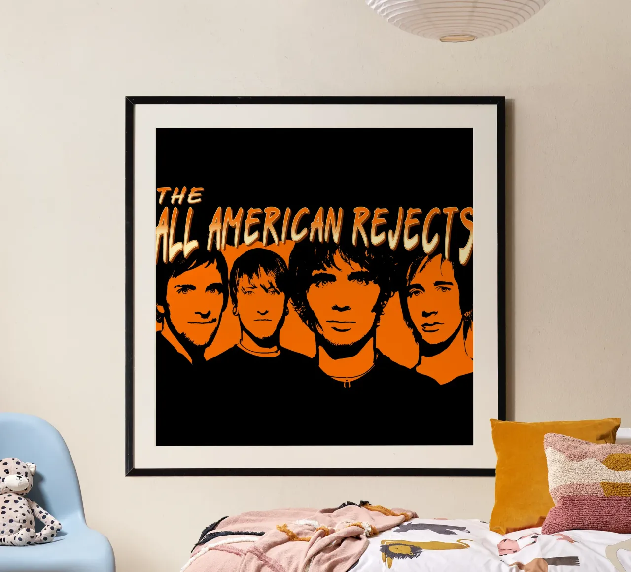 Silhouette Face The All American Rejects poster de itzmyui
