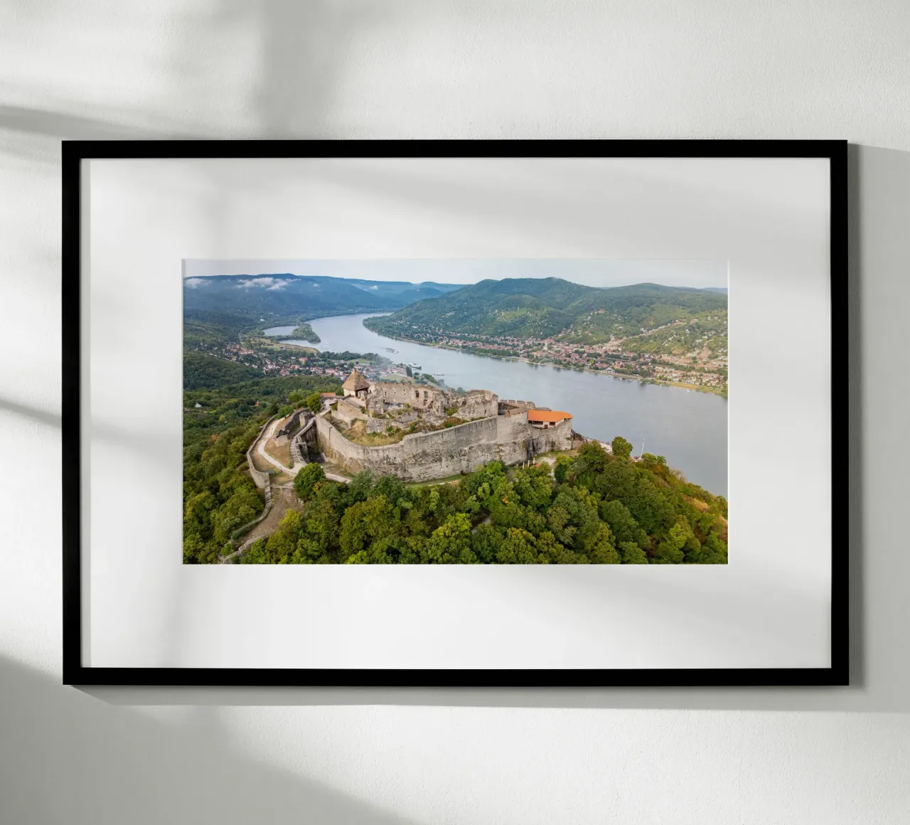 Vista aerea di Visegrad poster da anderm