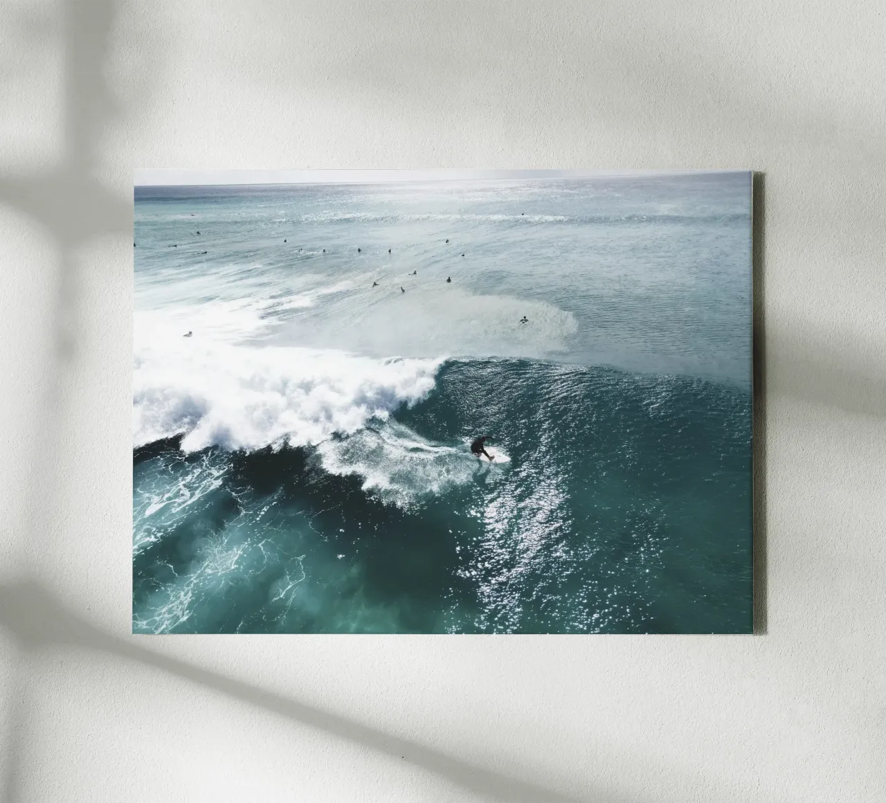 surfer canvas with Floater frame by Earthly Visions
