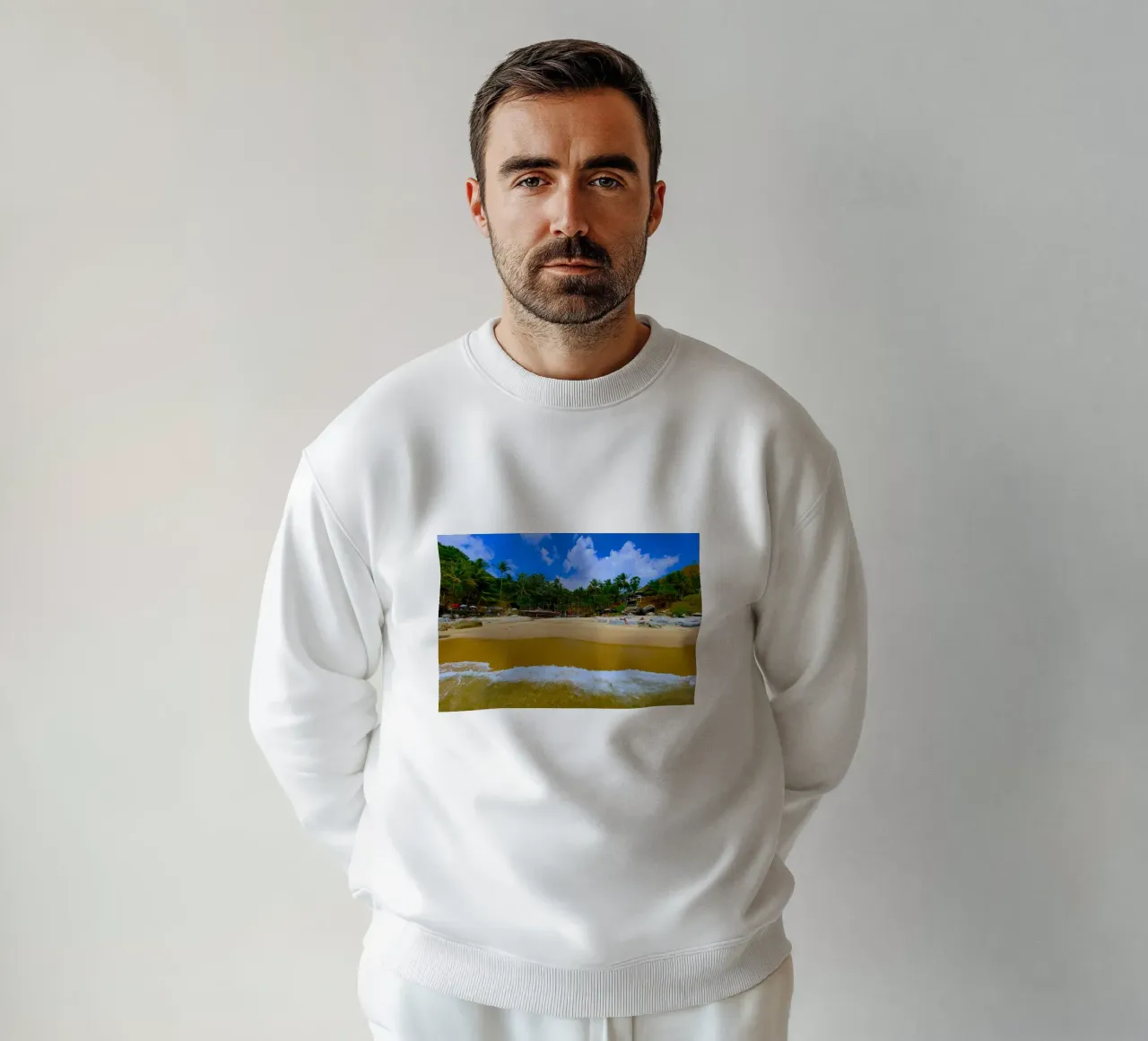 onda sulla riva felpa da Earthly Visions