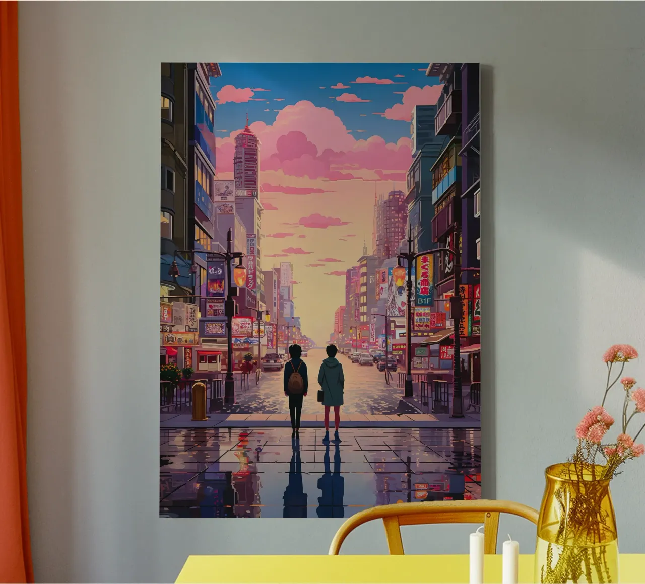 Estetica Anime tela con Cornice a cassetta da ekssign