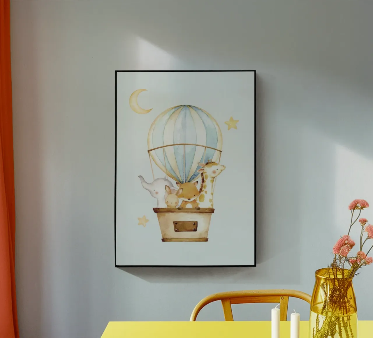 Amici della mongolfiera plexiglass da Panait Ivascu