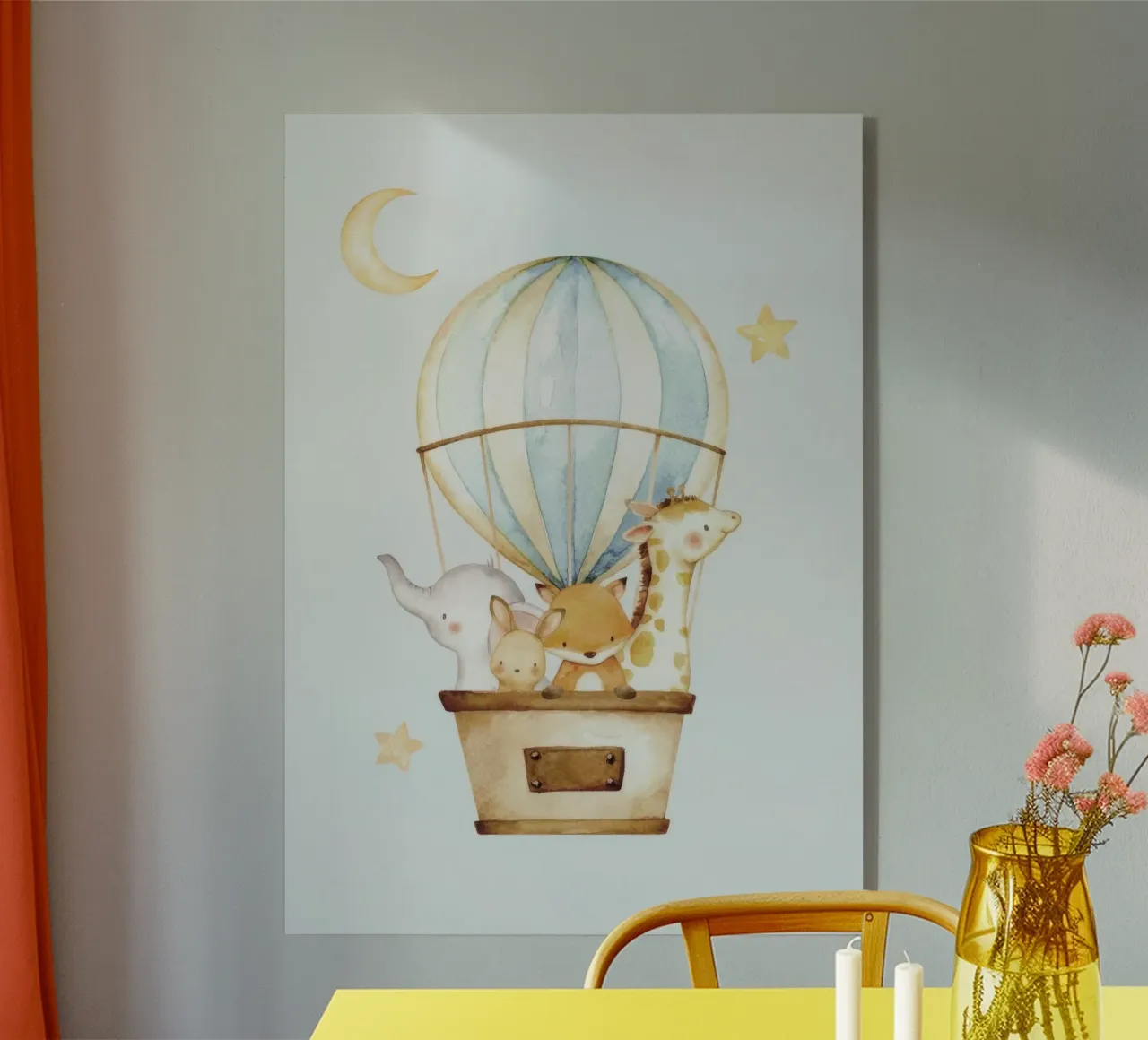 Amici della mongolfiera plexiglass da Panait Ivascu