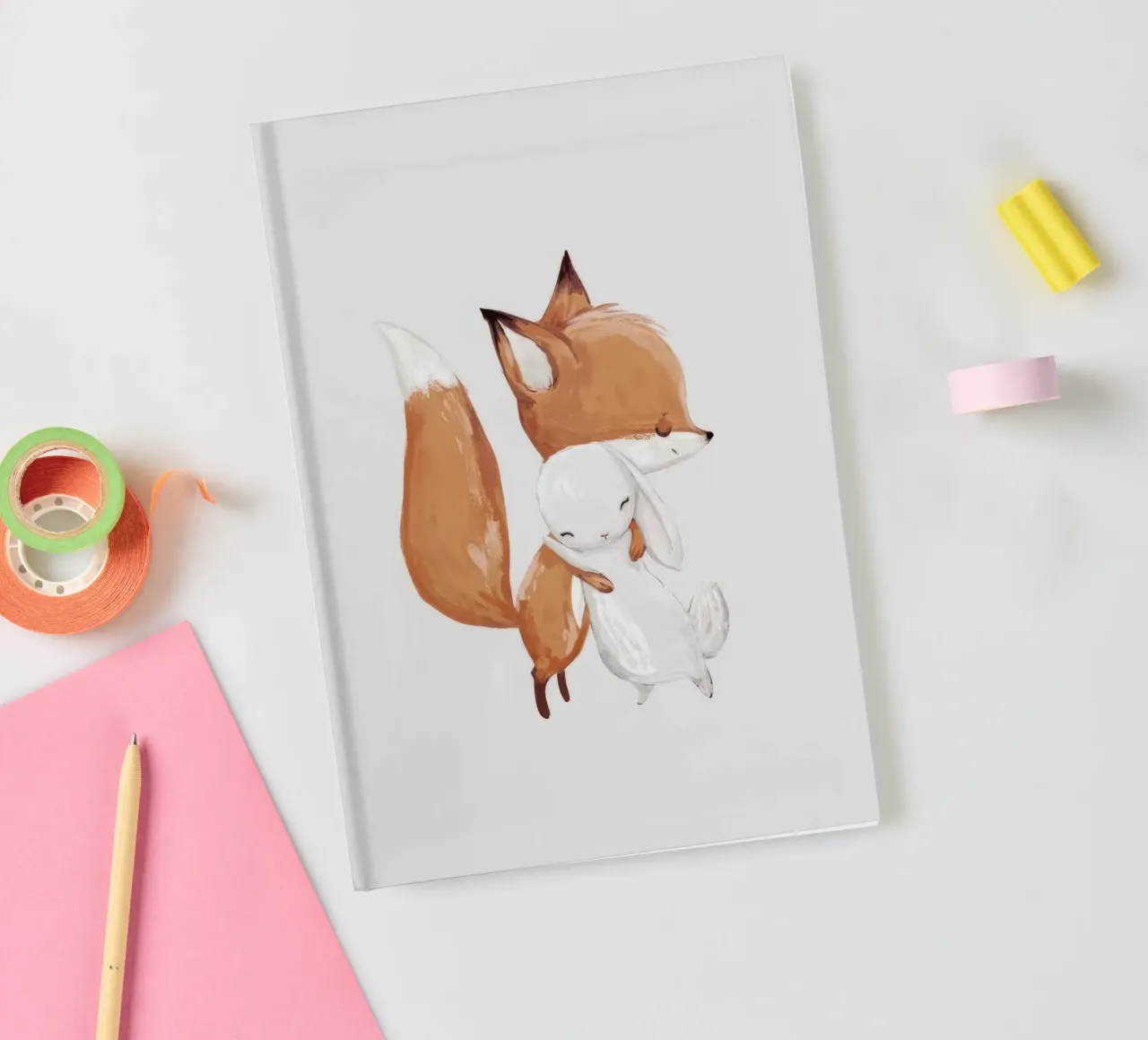 Fox and Rabbit notebook by Panait Ivascu