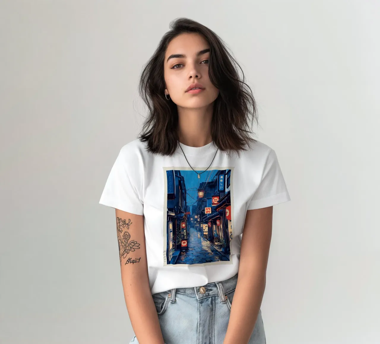 Un'altra notte di pioggia t-shirt da ekssign