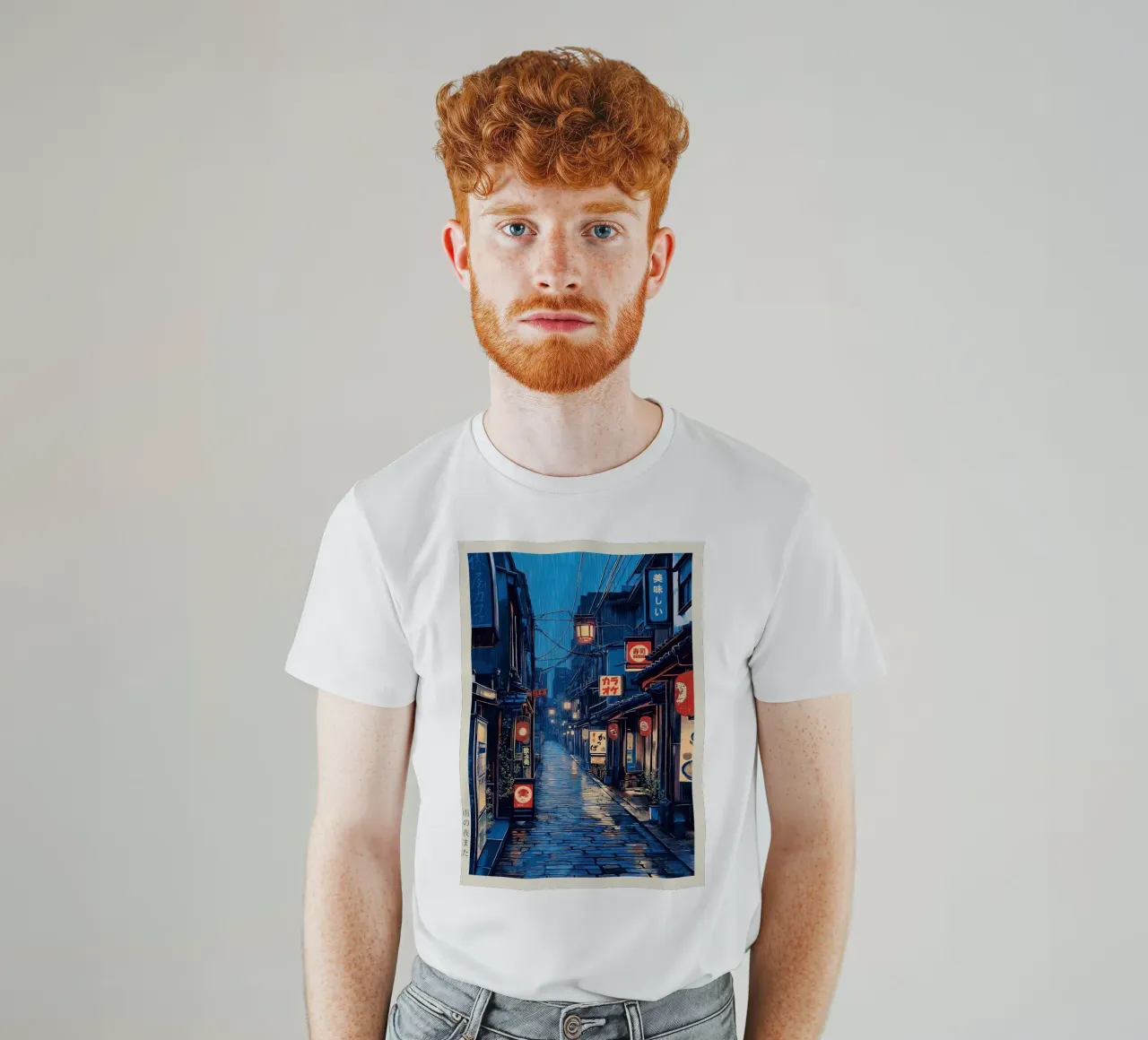 Un'altra notte di pioggia t-shirt da ekssign