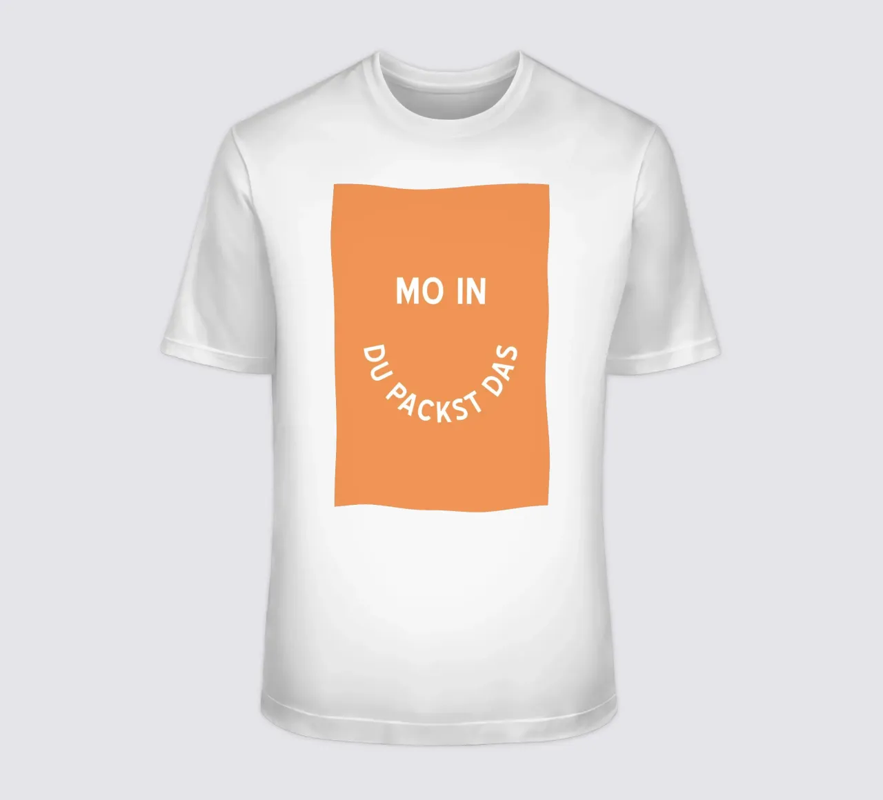 Moin du packst das - Motivation Smiley t-shirt da pierosvisuals