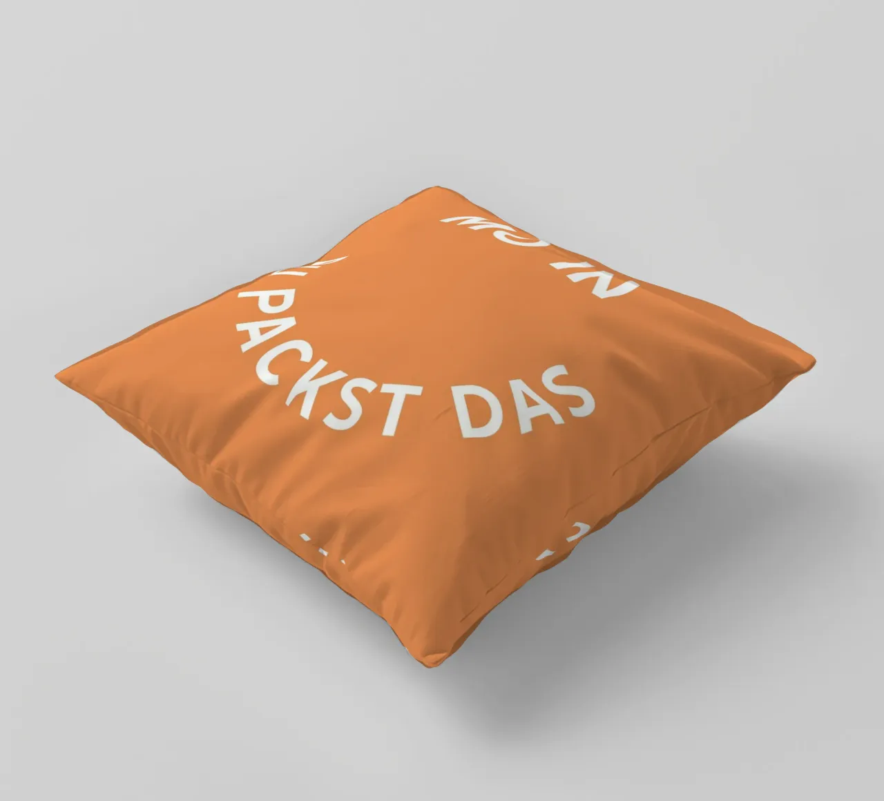 Moin du packst das - Motivation Smiley cuscino da pierosvisuals