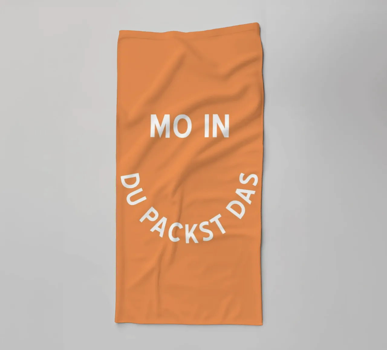 Moin du packst das - Motivation Smiley asciugamano da bagno da pierosvisuals