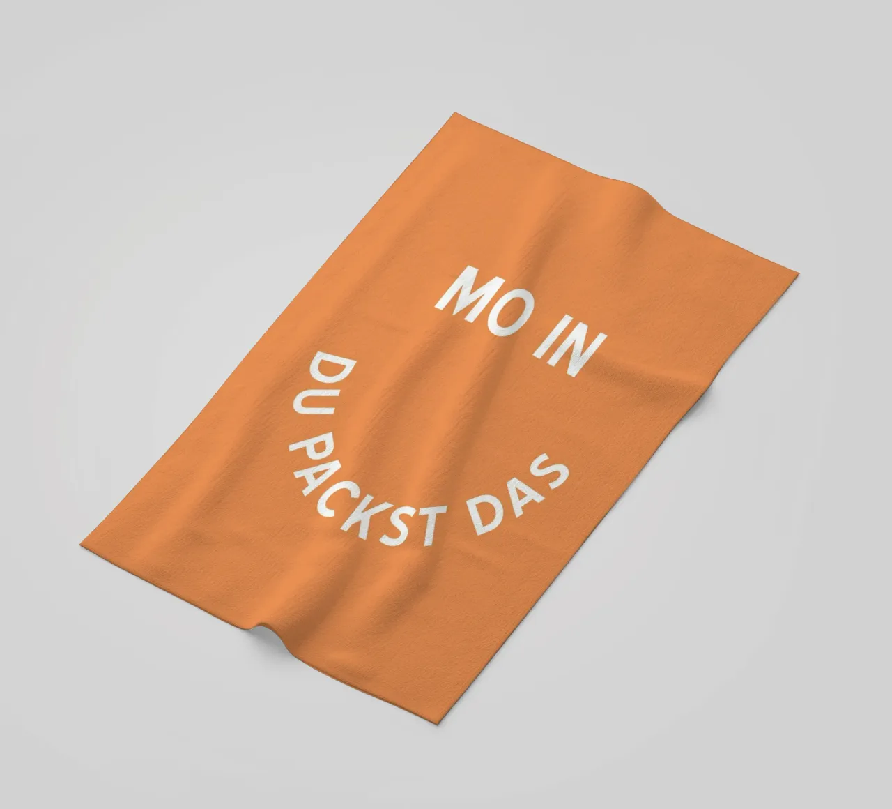 Moin du packst das - Motivation Smiley telo mare da pierosvisuals