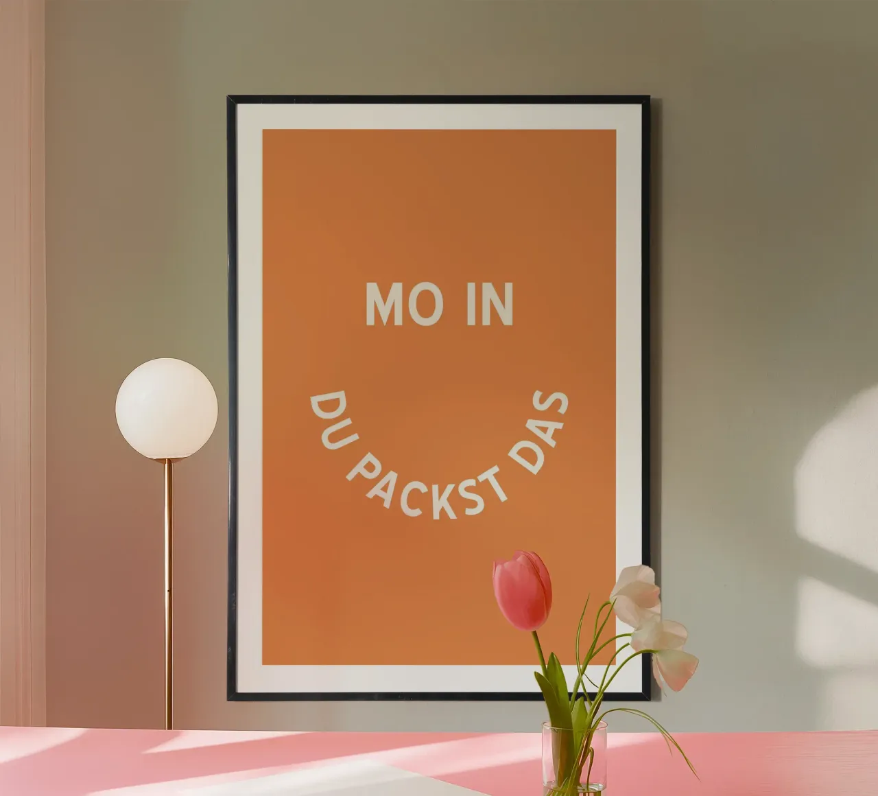 Moin du packst das - Motivation Smiley carta hahnemühle da pierosvisuals