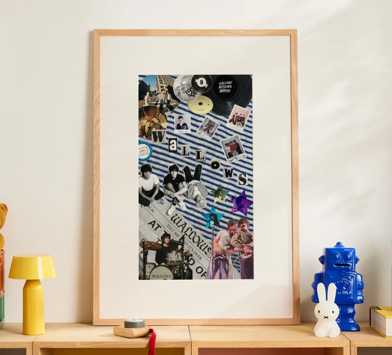 Cieli indaco poster con telaio in alluminio da ktlocb