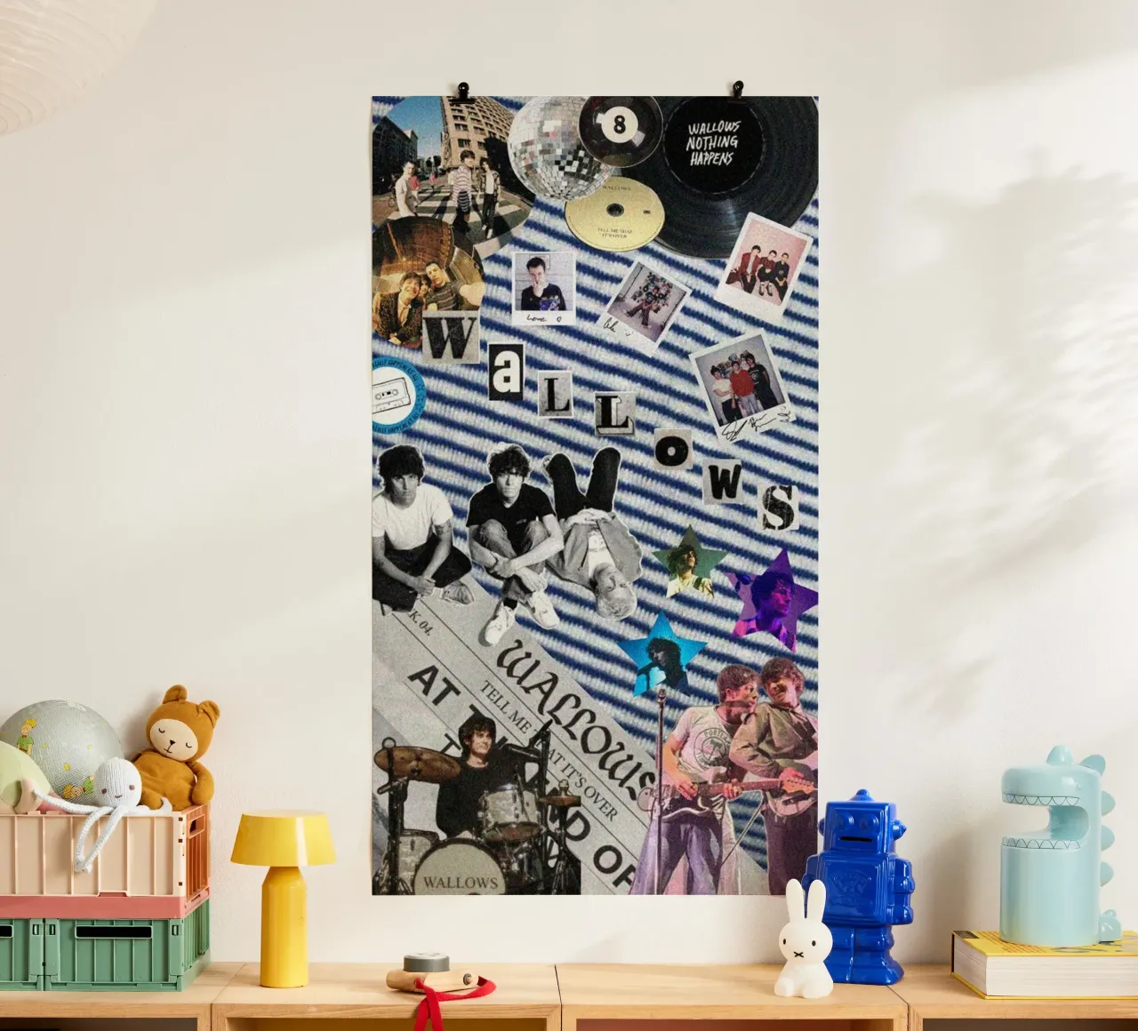Cieli indaco poster con telaio in alluminio da ktlocb