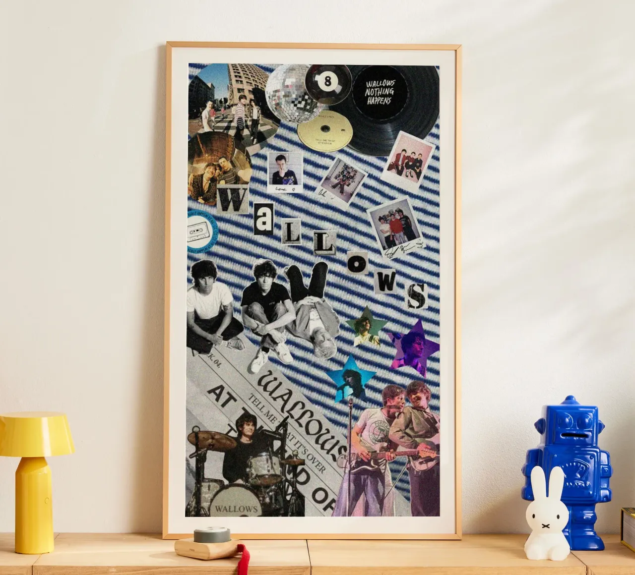 Cieli indaco poster con telaio in alluminio da ktlocb
