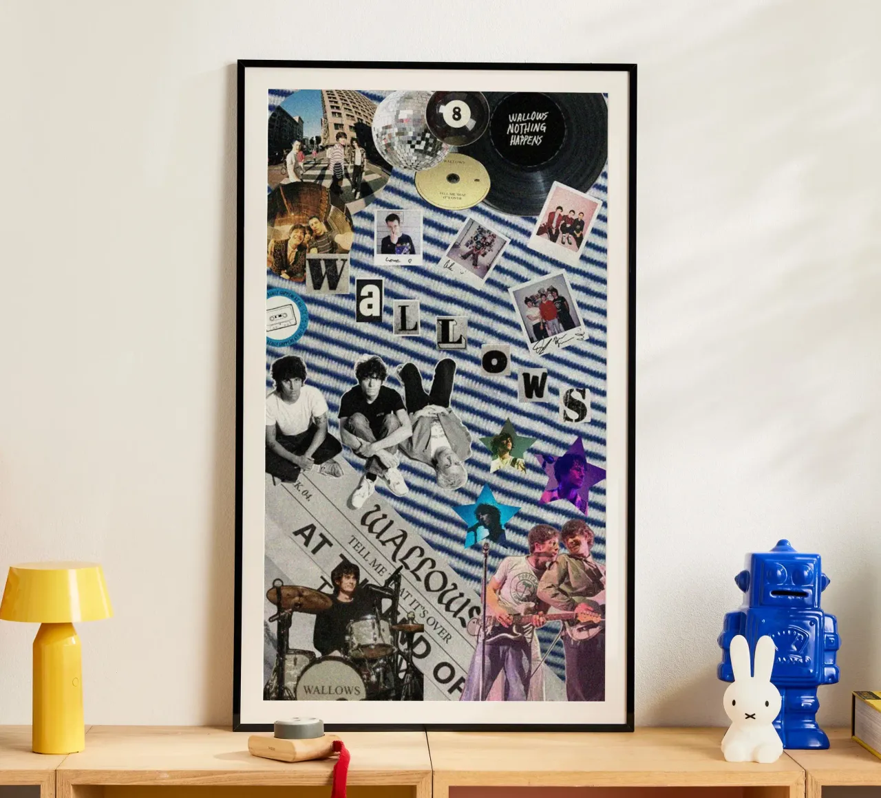 Cieli indaco poster con telaio in alluminio da ktlocb