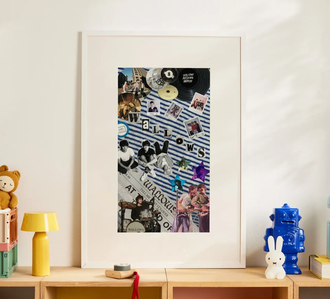Cieli indaco poster con telaio in alluminio da ktlocb