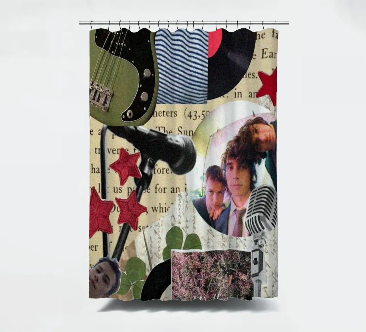 Schaduwen van de maan douchegordijn van ktlocb