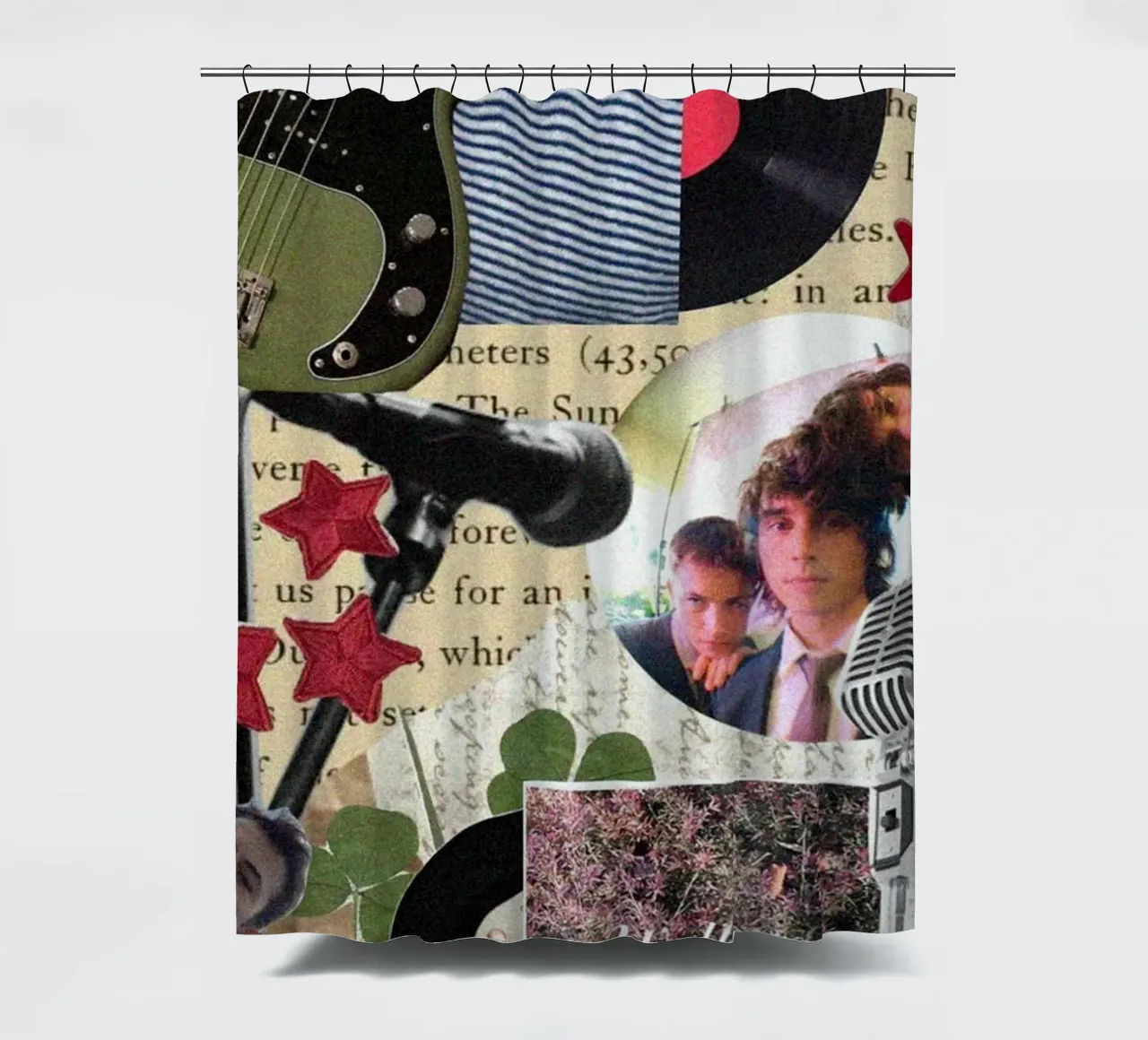 Schaduwen van de maan douchegordijn van ktlocb