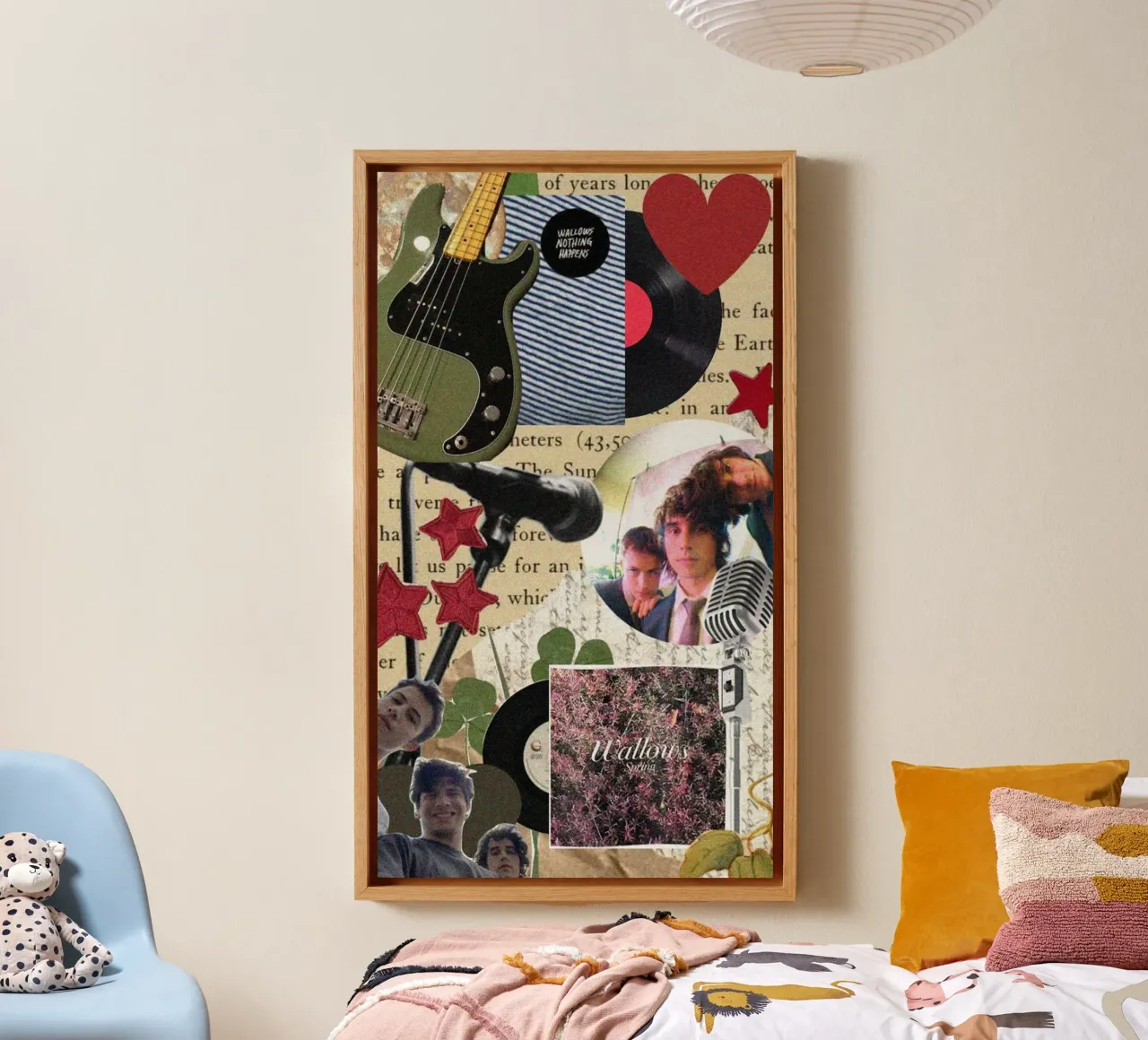Schaduwen van de maan canvas met Baklijst van ktlocb