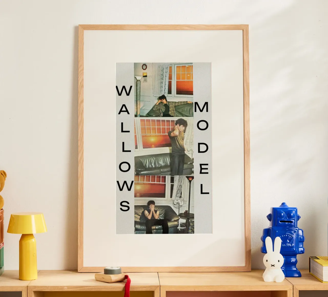 Riflessioni crepuscolari poster con telaio in alluminio da ktlocb