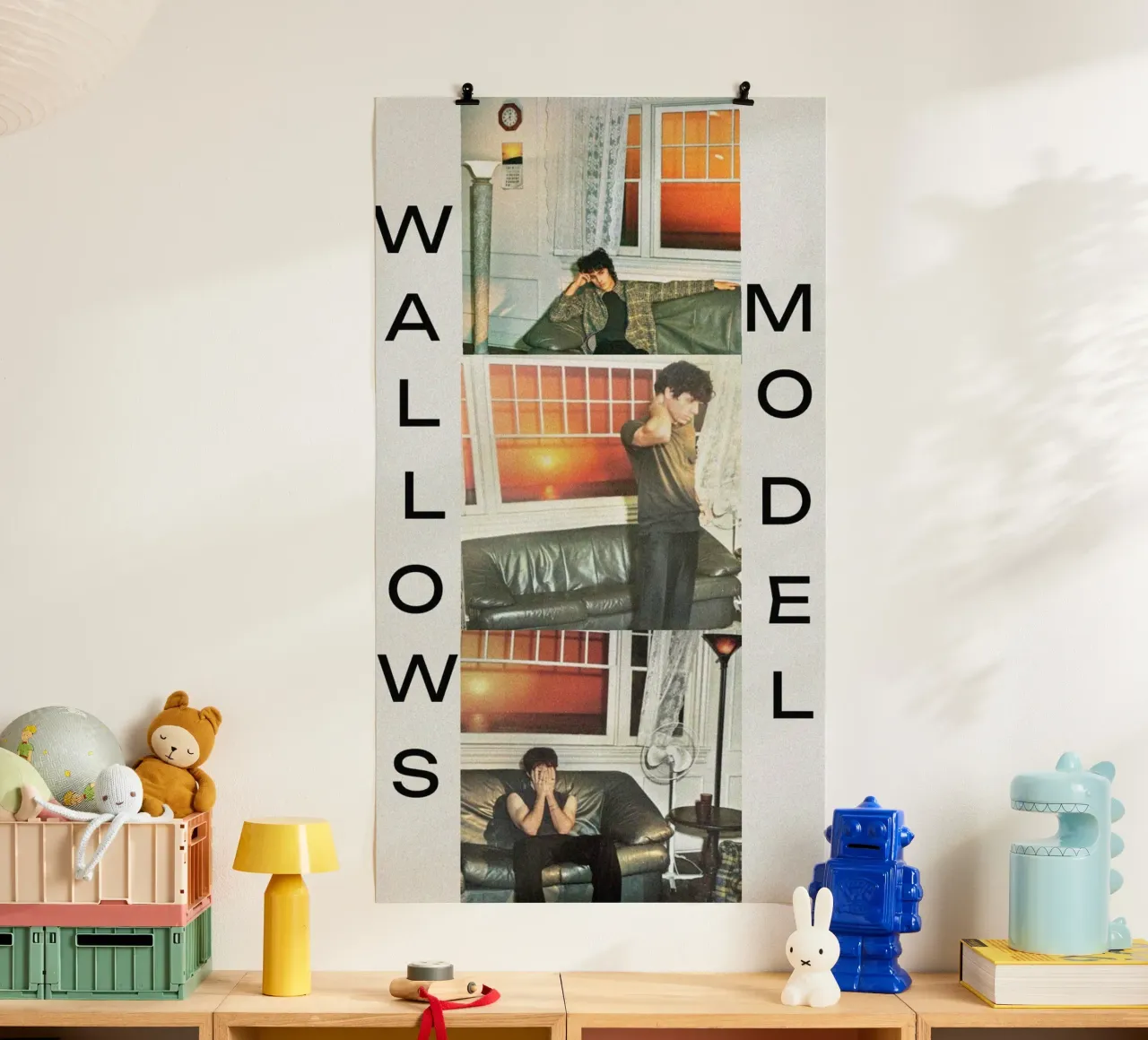 Riflessioni crepuscolari poster con telaio in alluminio da ktlocb