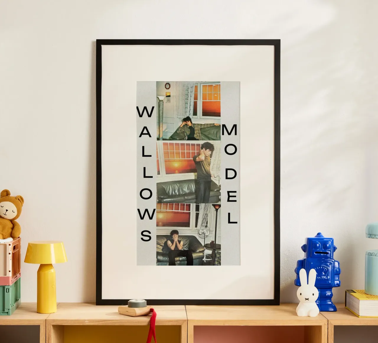 Riflessioni crepuscolari poster con telaio in alluminio da ktlocb