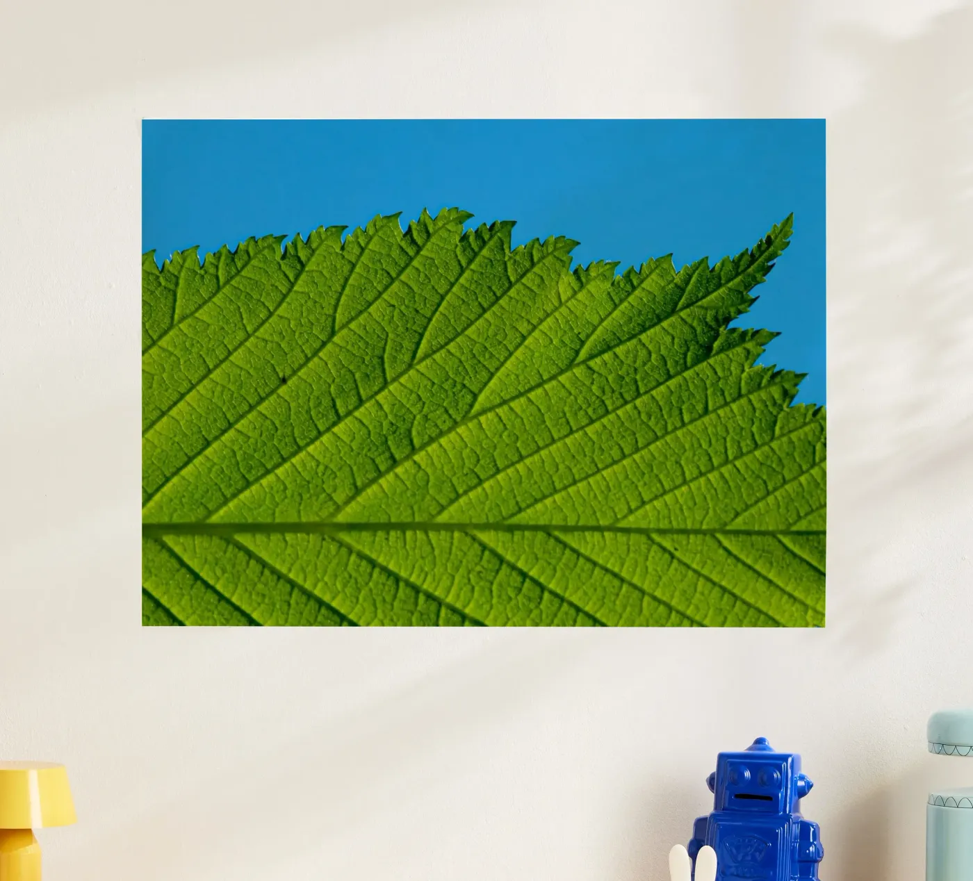 Green leaf poster by anderm
