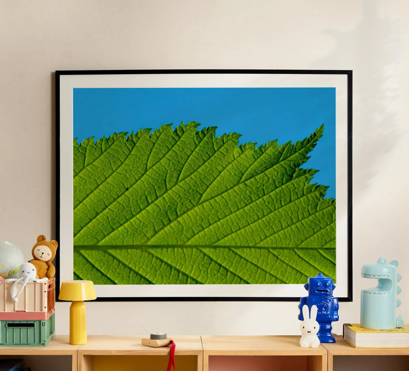 Green leaf poster by anderm