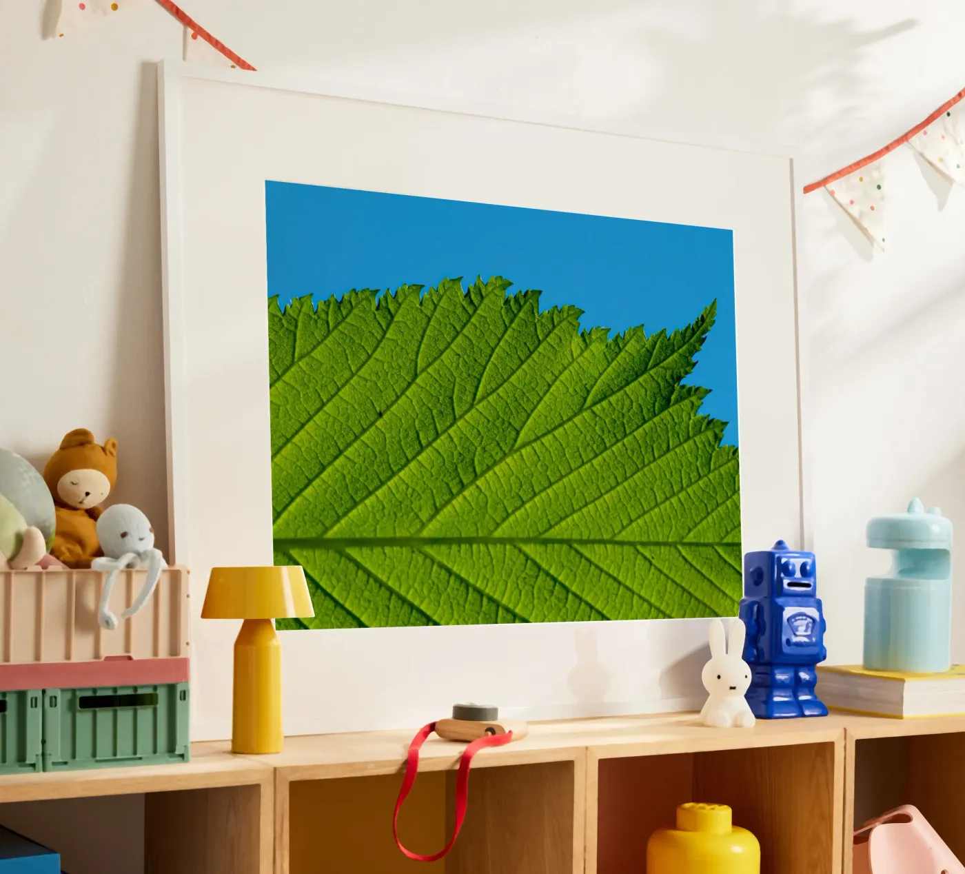 Green leaf poster by anderm