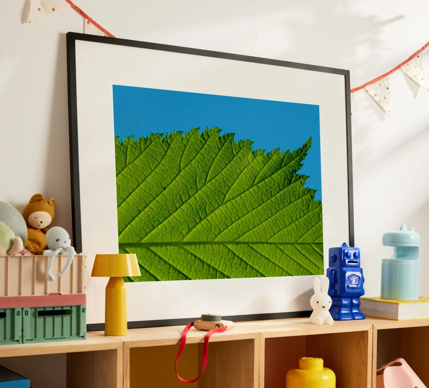 Green leaf poster by anderm