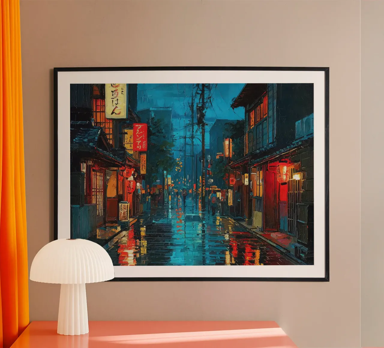Tokyo Tea House Giapponese poster da ekssign