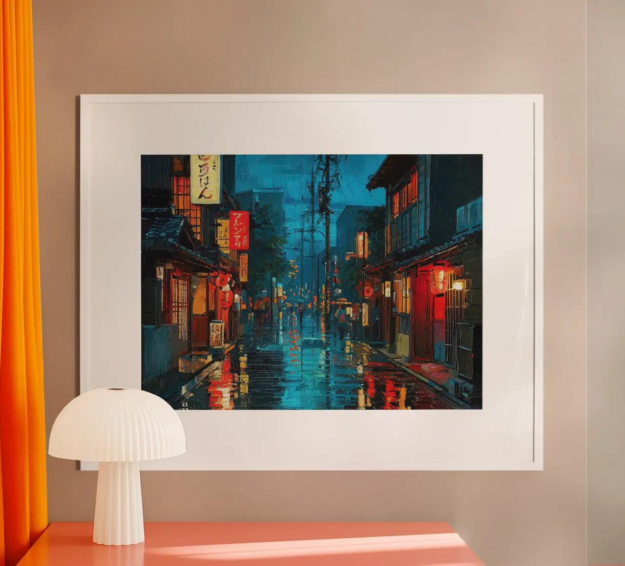 Tokyo Tea House Giapponese poster da ekssign