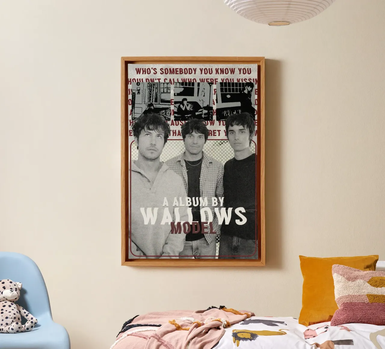 Tussen schemerdromen canvas met Baklijst van ktlocb