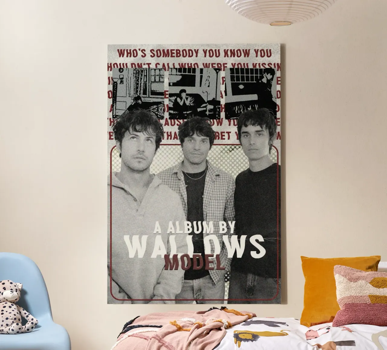 Tussen schemerdromen canvas met Baklijst van ktlocb