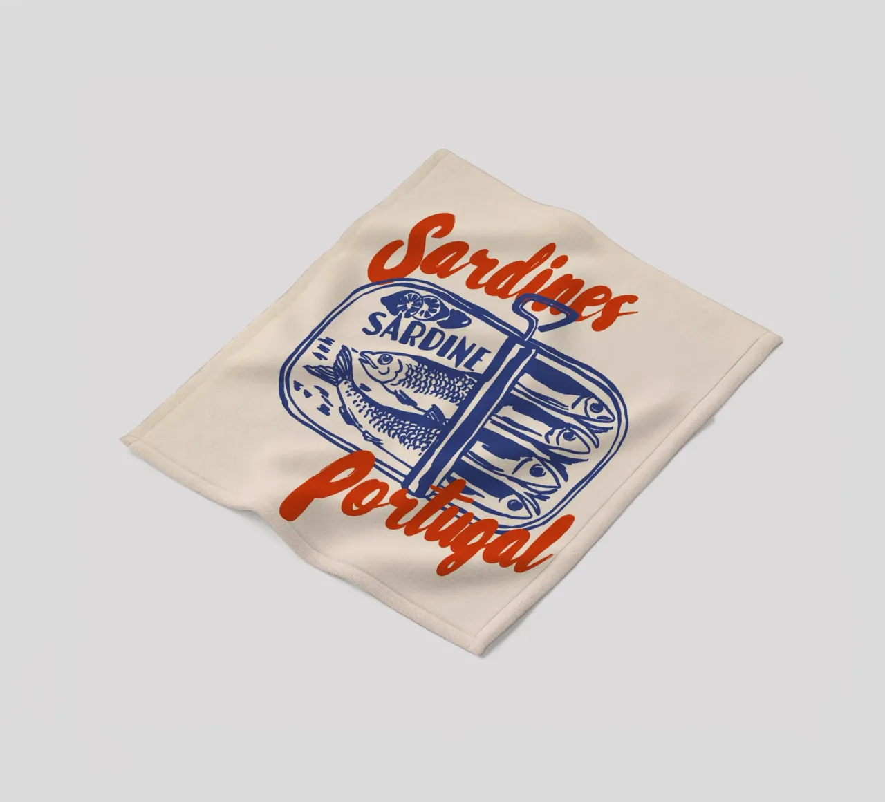 Boho Food 1 Sardines Portugal coperta in pile da Boho Print Collection