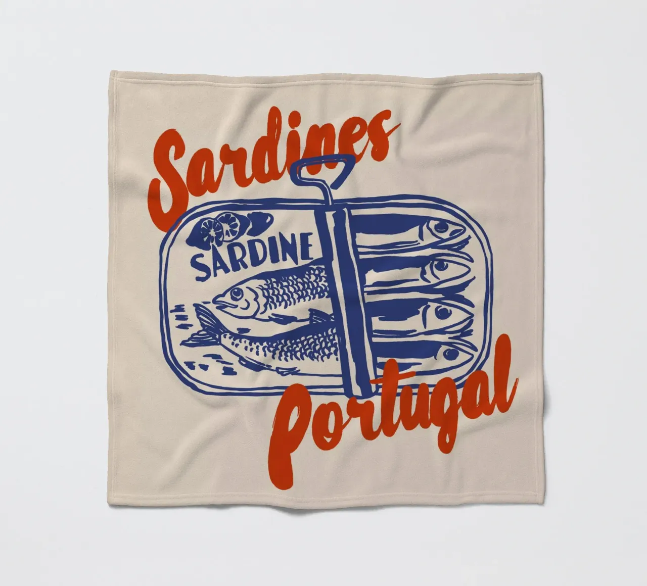 Boho Food 1 Sardines Portugal coperta in pile da Boho Print Collection