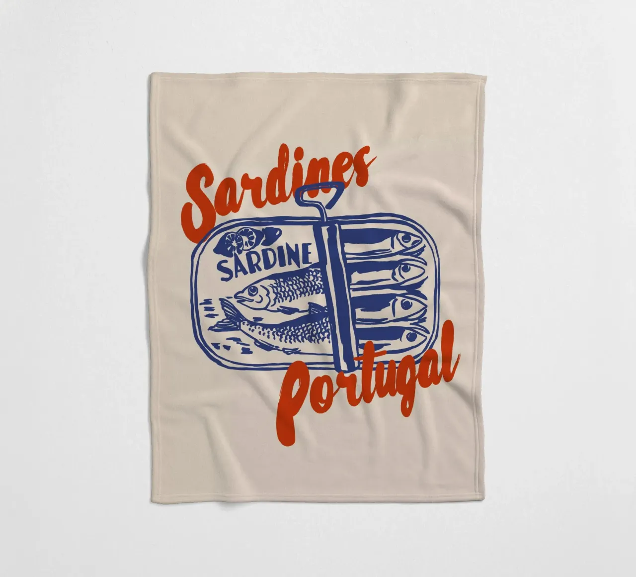 Boho Food 1 Sardines Portugal coperta in pile da Boho Print Collection