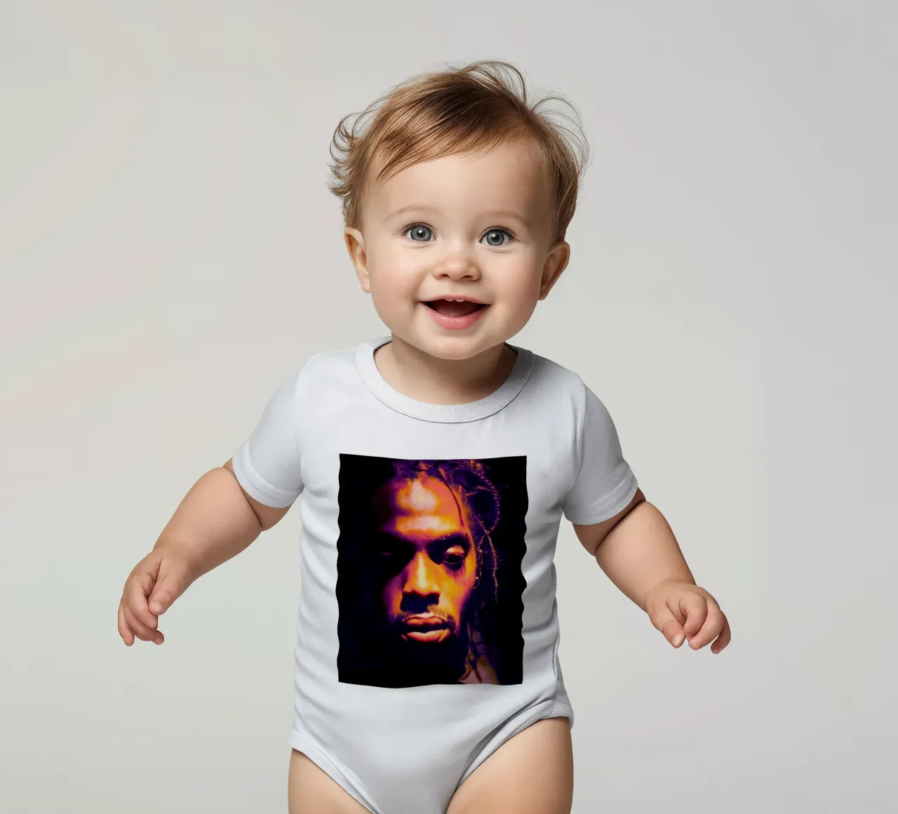Rap in pace - Coolio body neonato maniche corte da Lembayung art