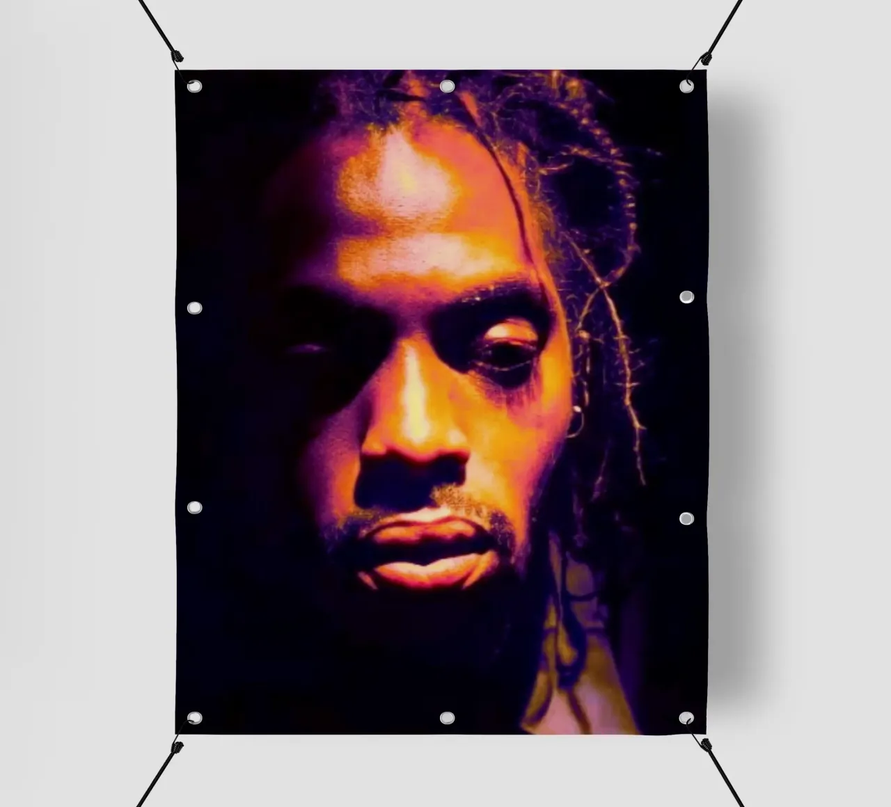 Rap in pace - Coolio telo in pvc da Lembayung art