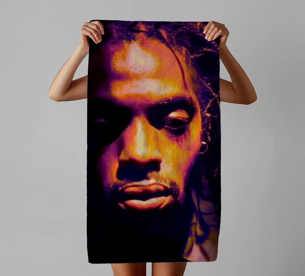 Rap in pace - Coolio asciugamano da bagno da Lembayung art