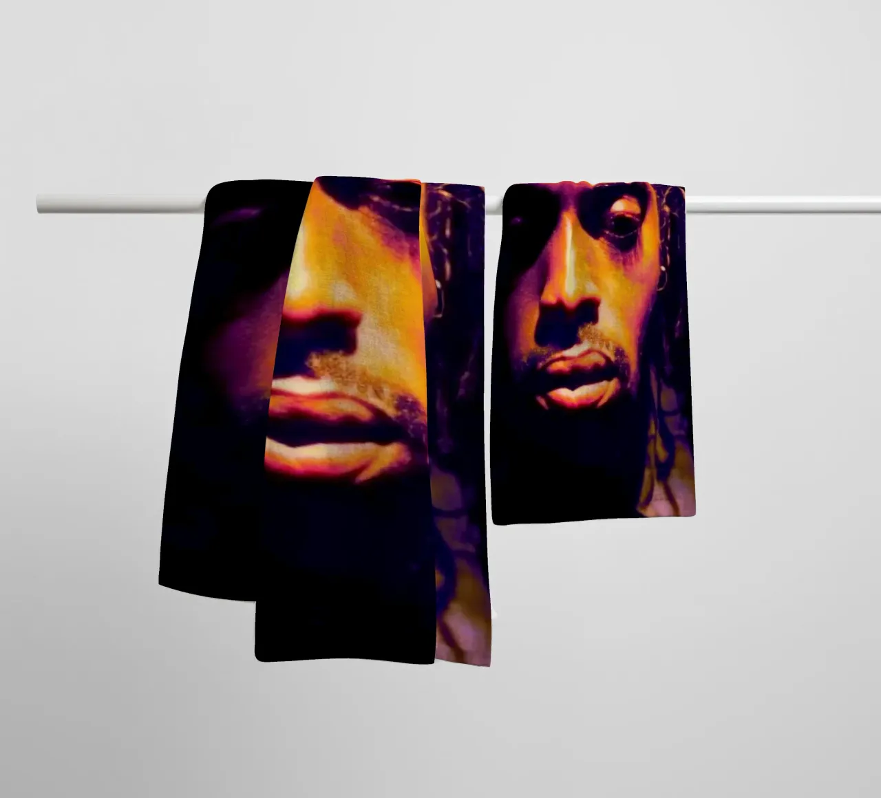 Rap in pace - Coolio asciugamano da bagno da Lembayung art