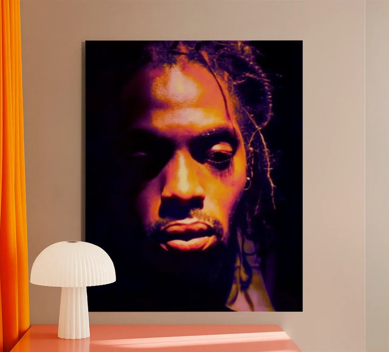 Rap in pace - Coolio alluminio dibond da Lembayung art