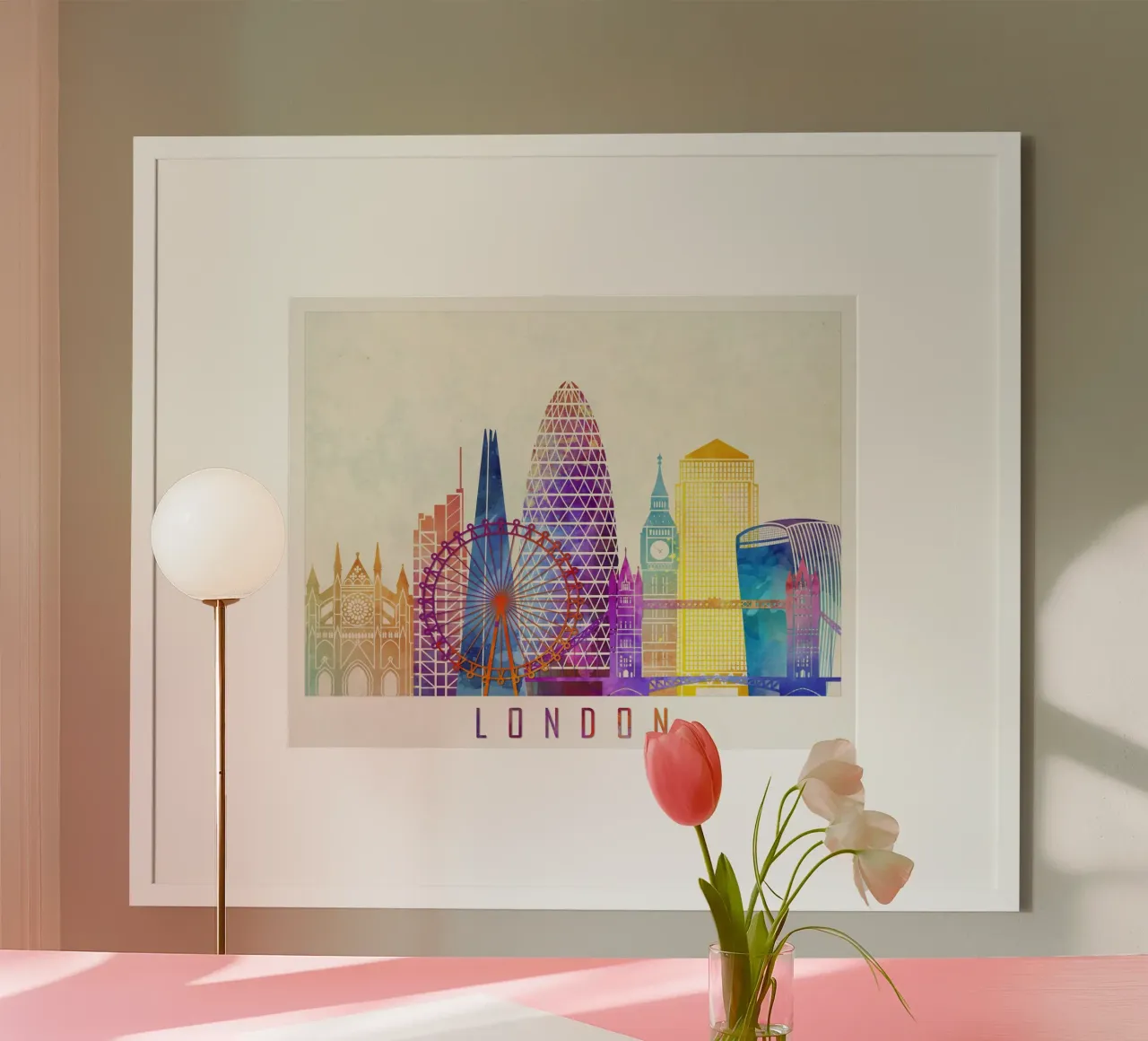 Skyline di Londra poster da 🎨 Point and Art