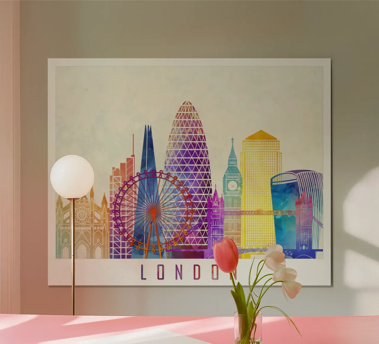 Skyline di Londra poster da 🎨 Point and Art