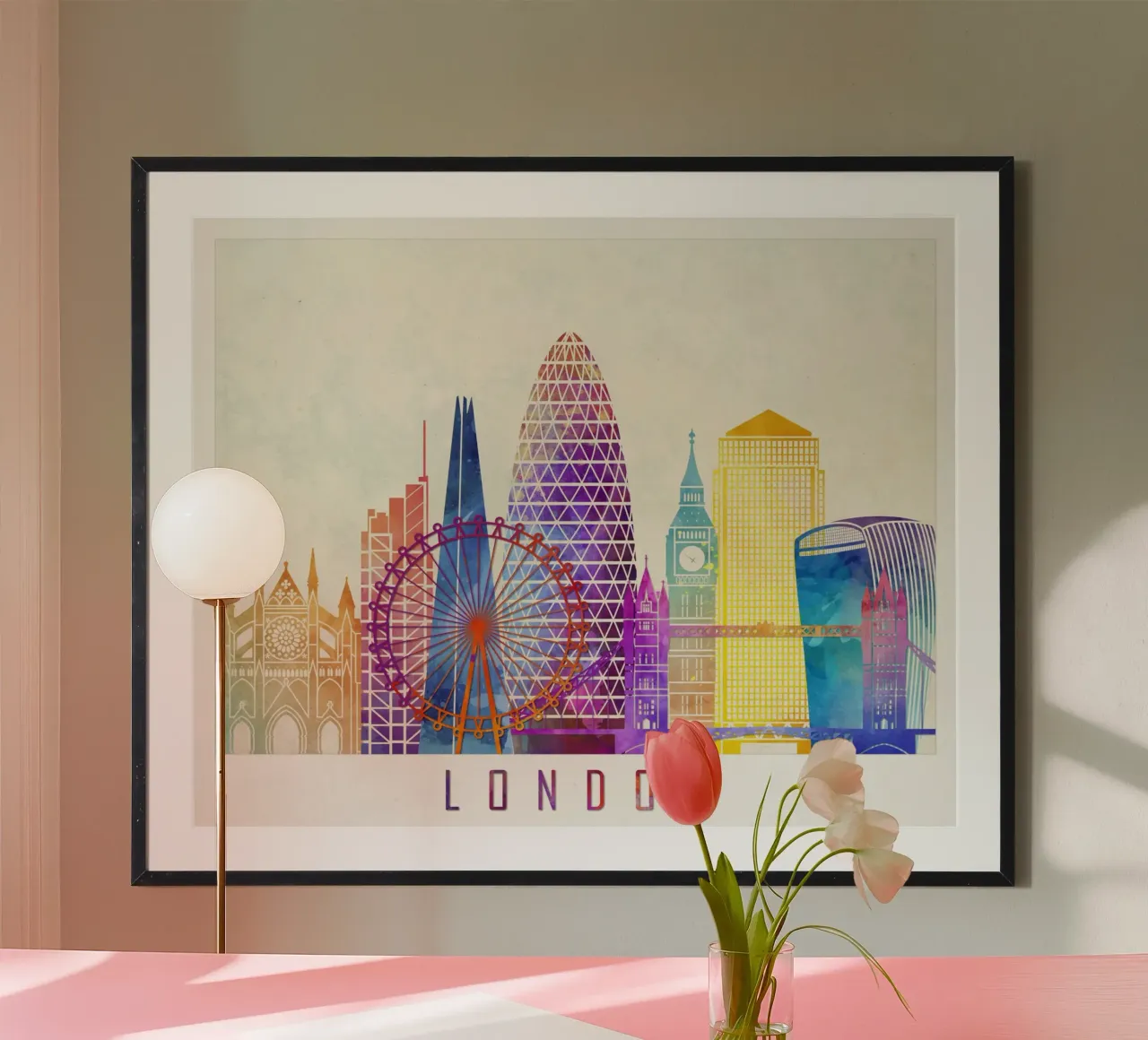 Skyline di Londra poster da 🎨 Point and Art