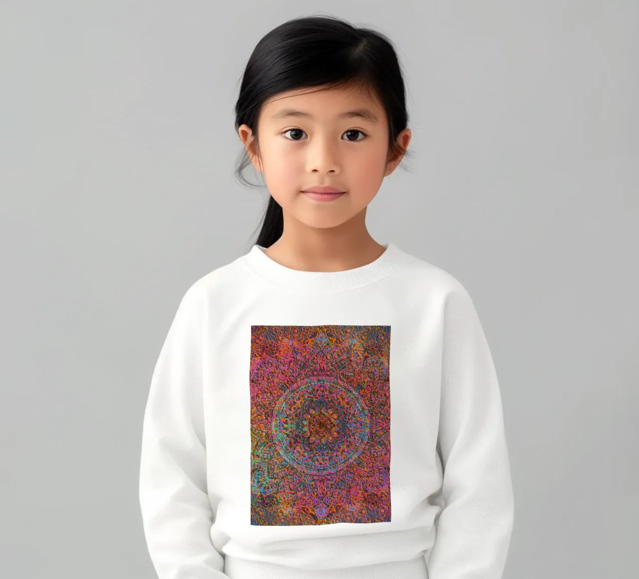 Mandala magico felpa bambino da Justyna Jaszke JBJart