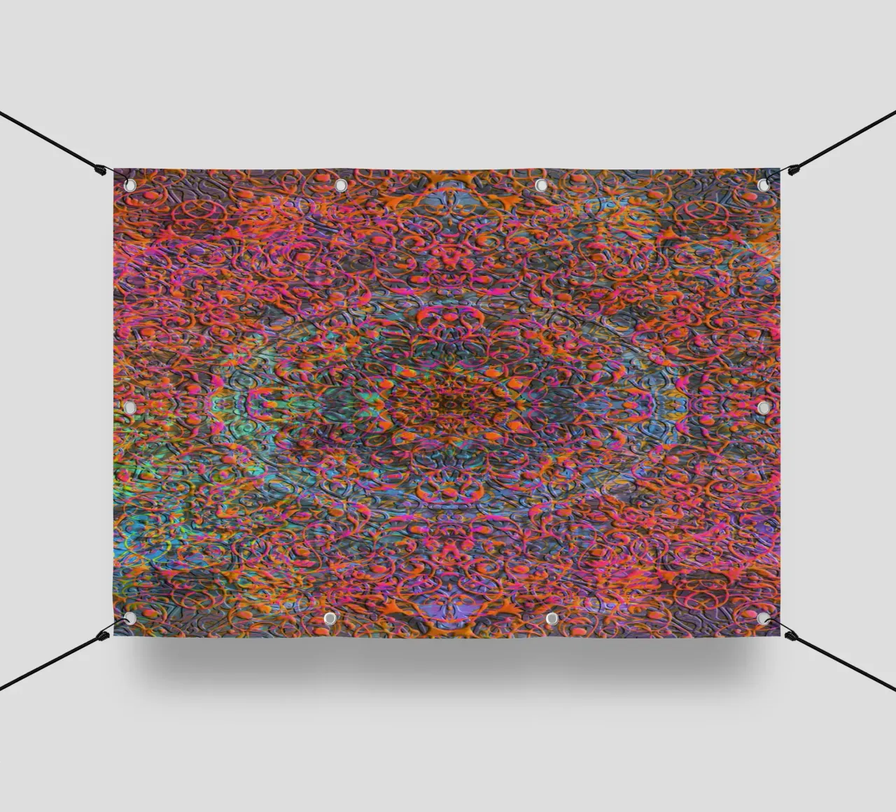 Mandala magico telo in pvc da Justyna Jaszke JBJart