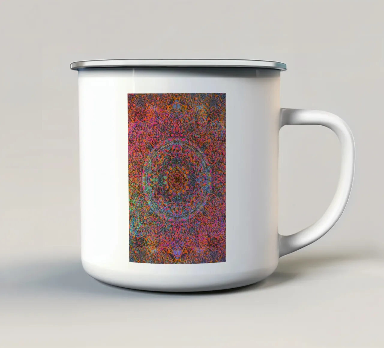 Mandala magico tazza in smalto da Justyna Jaszke JBJart