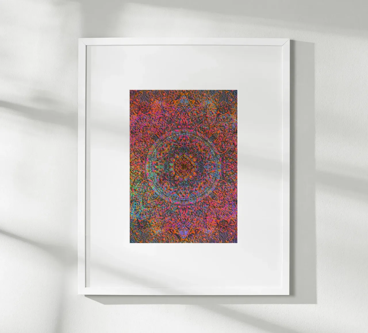 Mandala magico poster con telaio in plastica da Justyna Jaszke JBJart